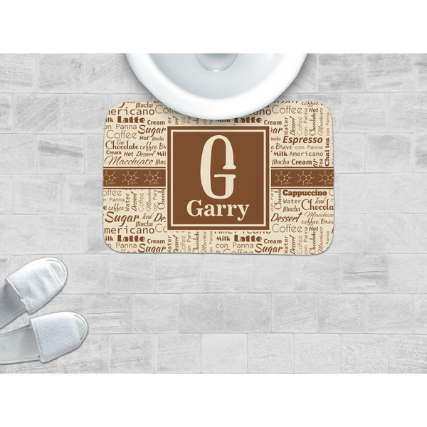 Coffee Lover Memory Foam Bath Mat - LIFESTYLE
