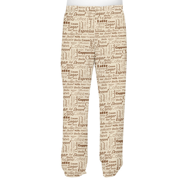 Coffee Lover Men's Pjs Back - on model