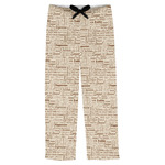 Coffee Lover Mens Pajama Pants - S