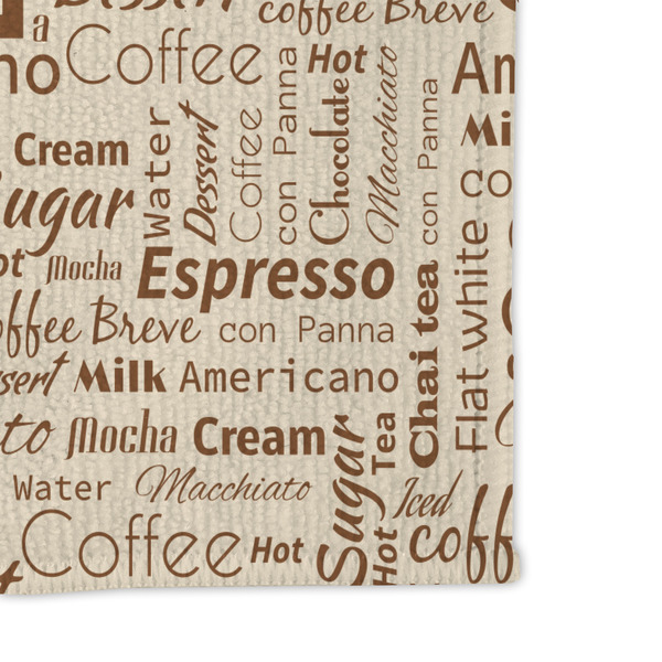 Coffee Lover Microfiber Dish Rag - DETAIL