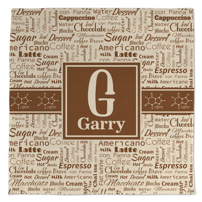 Coffee Lover Microfiber Dish Towel (Personalized)