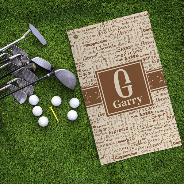 Coffee Lover Microfiber Golf Towels - LIFESTYLE