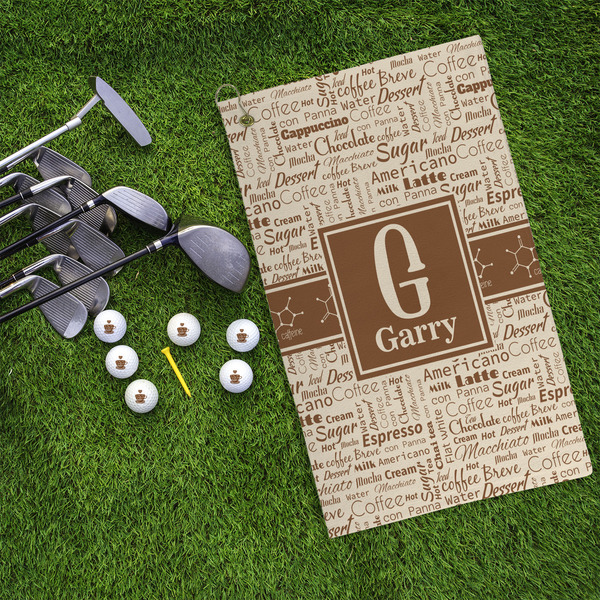 Coffee Lover Microfiber Golf Towels - LIFESTYLE