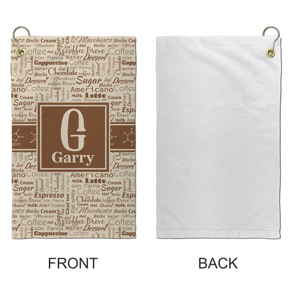 Coffee Lover Microfiber Golf Towels - Small - APPROVAL