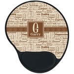 Coffee Lover Mouse Pad with Wrist Support