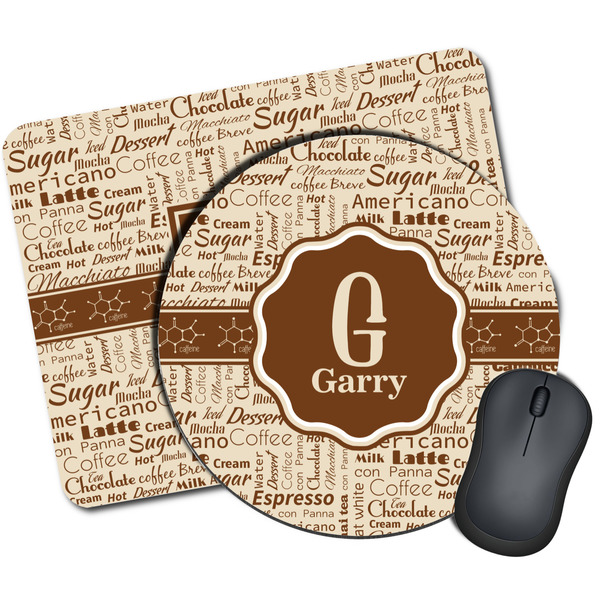 Custom Coffee Lover Mouse Pad (Personalized)