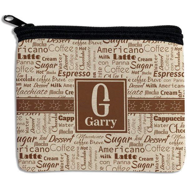 Custom Coffee Lover Rectangular Coin Purse (Personalized)