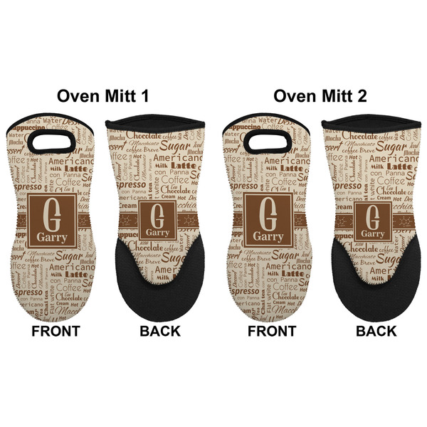 Coffee Lover Neoprene Oven Mitt - Set of 2 - Approval