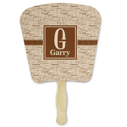 Coffee Lover Paper Fan (Personalized)