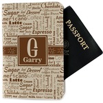 Coffee Lover Passport Holder - Fabric (Personalized)