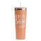 Coffee Lover RTIC Everyday Tumbler with Straw - 28oz - Peach - Single-Sided