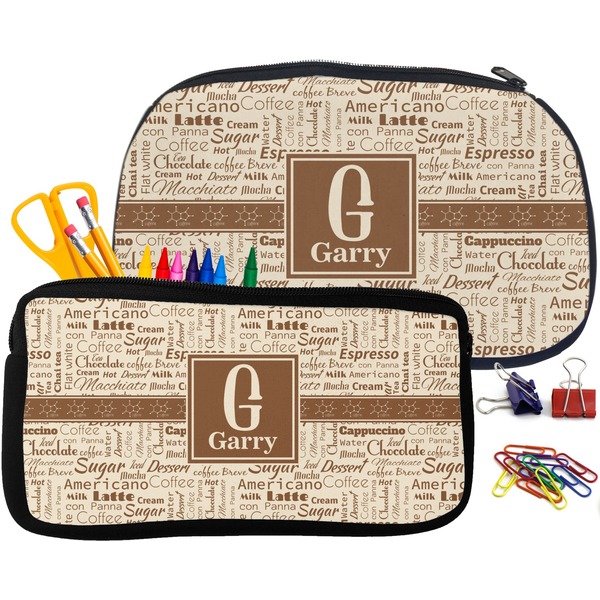 Coffee Lover Pencil / School Supplies Bags Small and Medium