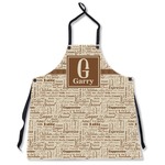 Coffee Lover Apron Without Pockets w/ Name and Initial