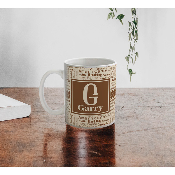 Coffee Lover Personalized Coffee Mug - Lifestyle