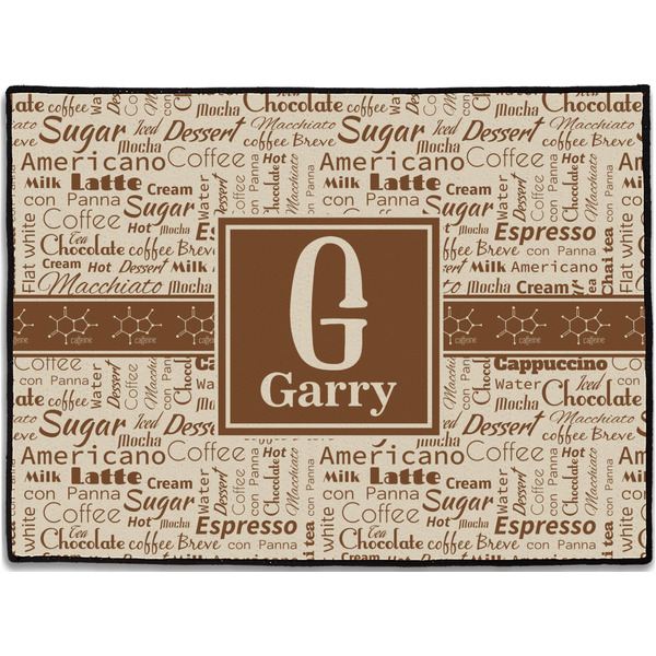 Custom Coffee Lover Door Mat (Personalized)