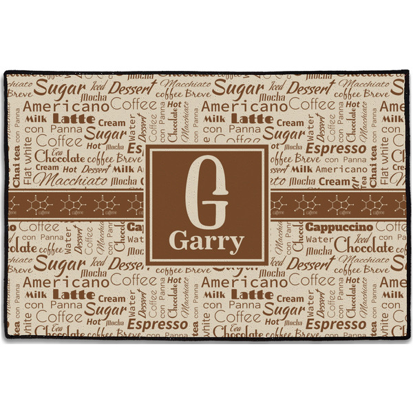 Coffee Lover Personalized Door Mat - 36x24 (APPROVAL)