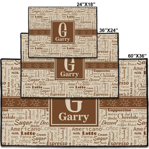 Coffee Lover Personalized Door Mat - Group Parent IMF