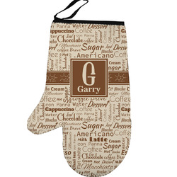 Coffee Lover Left Oven Mitt (Personalized)