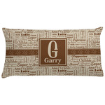 Coffee Lover Pillow Case - King (Personalized)