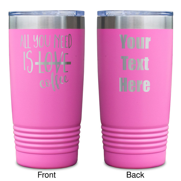 Coffee Lover Pink Polar Camel Tumbler - 20oz - Double Sided - Approval