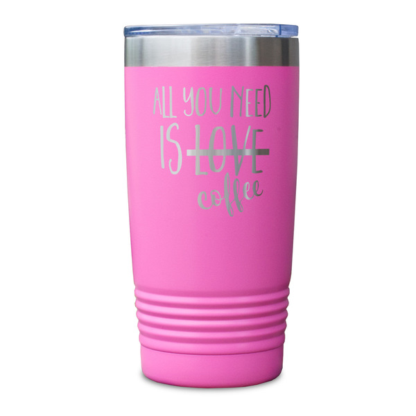 Coffee Lover Pink Polar Camel Tumbler - 20oz - Single Sided - Approval