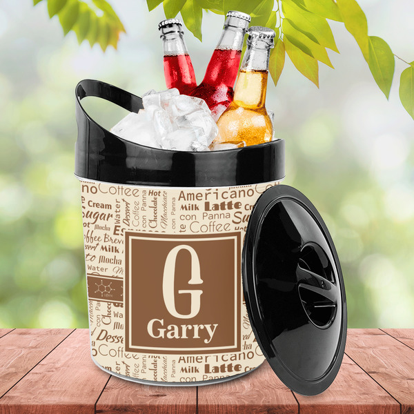 Coffee Lover Plastic Ice Bucket - LIFESTYLE