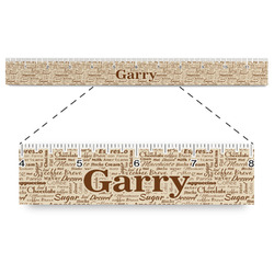 Coffee Lover Plastic Ruler - 12" (Personalized)