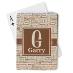 Coffee Lover Playing Cards (Personalized)