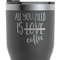 Coffee Lover RTIC Tumbler - Black - Close Up