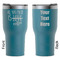Coffee Lover RTIC Tumbler - Dark Teal - Double Sided - Front & Back
