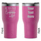 Coffee Lover RTIC Tumbler - Magenta - Double Sided - Front & Back