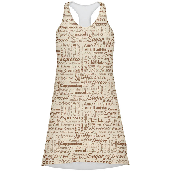 Custom Coffee Lover Racerback Dress