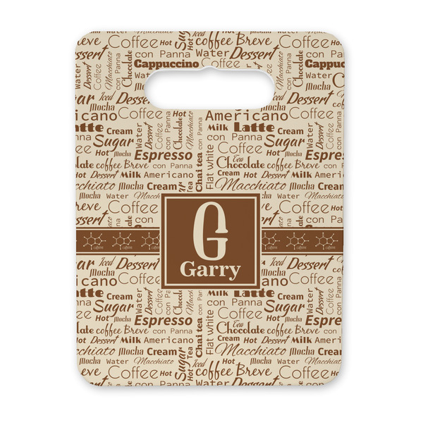 Custom Coffee Lover Rectangular Trivet with Handle (Personalized)