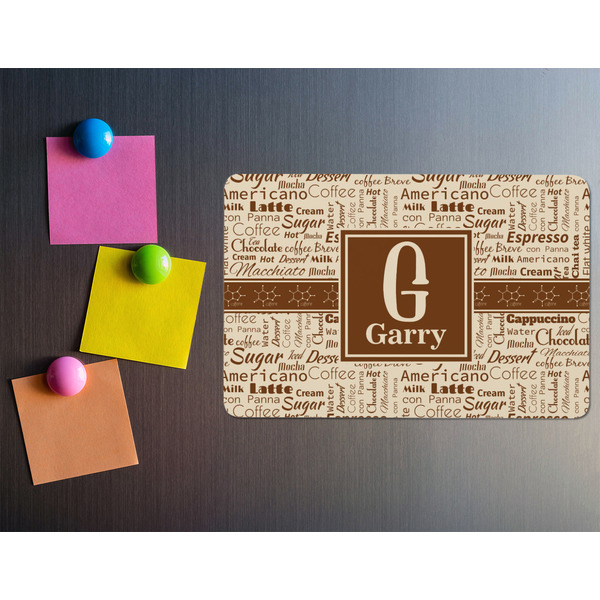 Coffee Lover Rectangular Fridge Magnet - LIFESTYLE