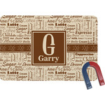 Coffee Lover Rectangular Fridge Magnet (Personalized)