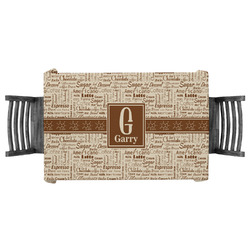 Coffee Lover Tablecloth - 58"x58" (Personalized)