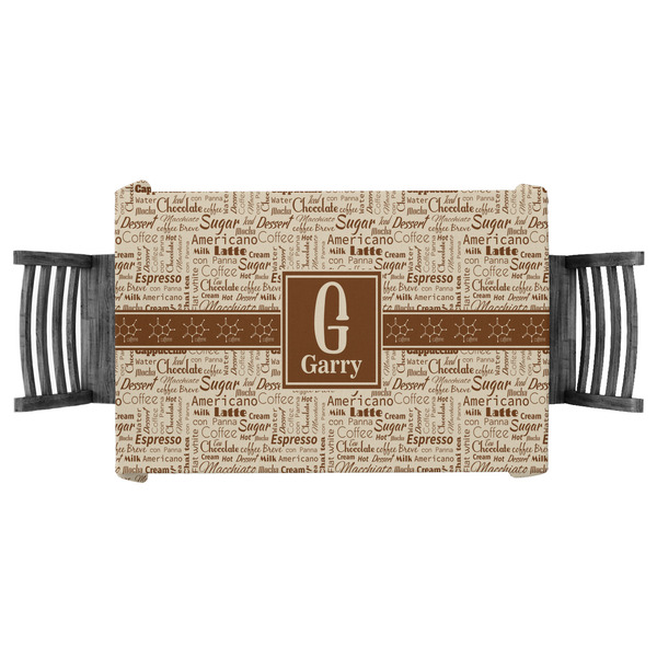 Custom Coffee Lover Tablecloth - 58"x58" (Personalized)