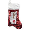 Coffee Lover Red Sequin Stocking - Front