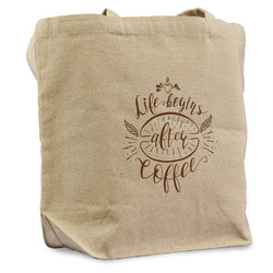 Coffee Lover Reusable Cotton Grocery Bag - Single