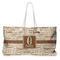 Coffee Lover Large Rope Tote Bag - Front View