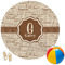 Coffee Lover Round Beach Towel (Personalized)