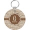 Coffee Lover Round Plastic Keychain (Personalized)
