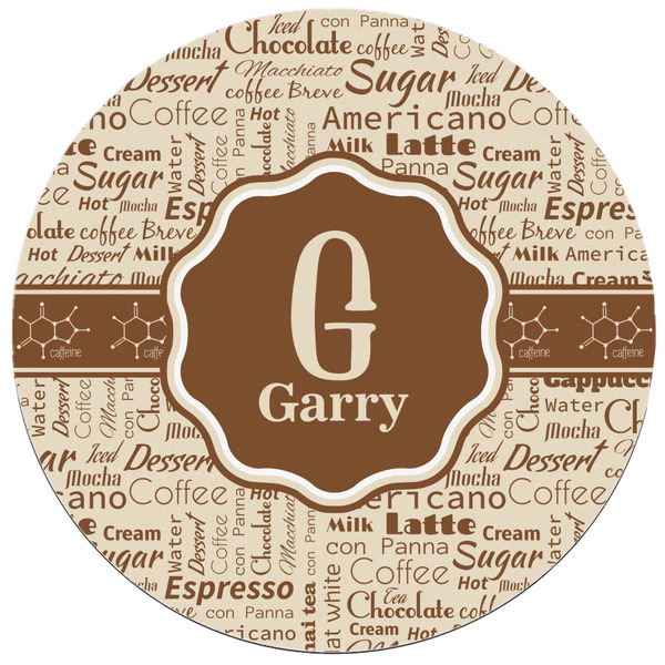 Coffee Lover Round Mousepad - APPROVAL