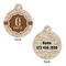 Coffee Lover Round Pet ID Tag - Large - Approval