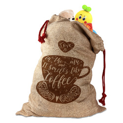 Coffee Lover Santa Sack