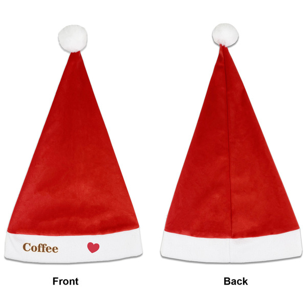 Coffee Lover Santa Hats - Front and Back (Single Print) APPROVAL