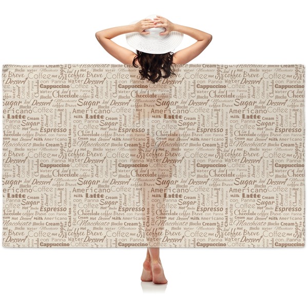 Custom Coffee Lover Sheer Sarong