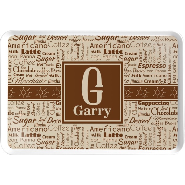 Custom Coffee Lover Serving Tray (Personalized)