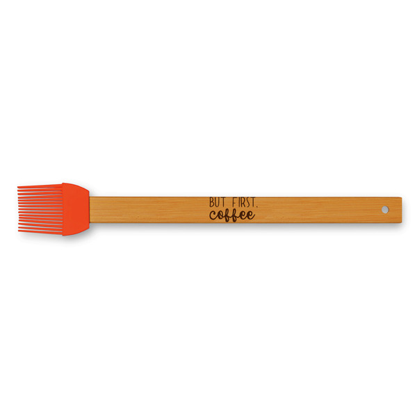 Coffee Lover Silicone Brush-  Red - FRONT