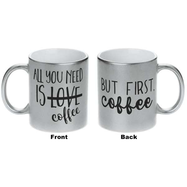Coffee Lover Silver Mug - Approval